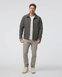 Beldon Shirt Jacket Knit Twill | Oregano