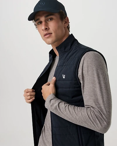 Sunday Insulated Hybrid Vest | Ink Heather