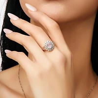 Pink Zircon Elegance Ring