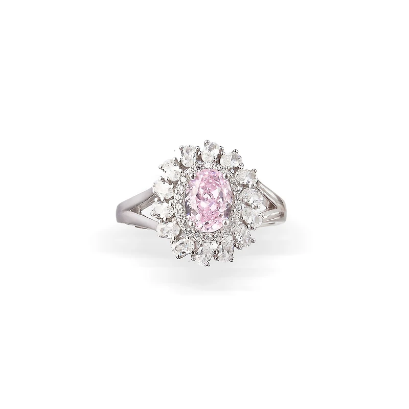 Pink Zircon Elegance Ring