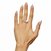 Floral Pearl Multi-Stone Ring