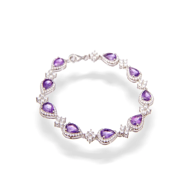 Amethyst Radiance Bracelet