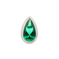 Emerald Pear-Cut Ring