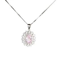 Pink Zircon Elegance Pendant