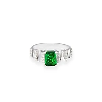 Timeless Emerald Solitaire Ring