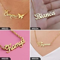 Personalized Single Word Necklace