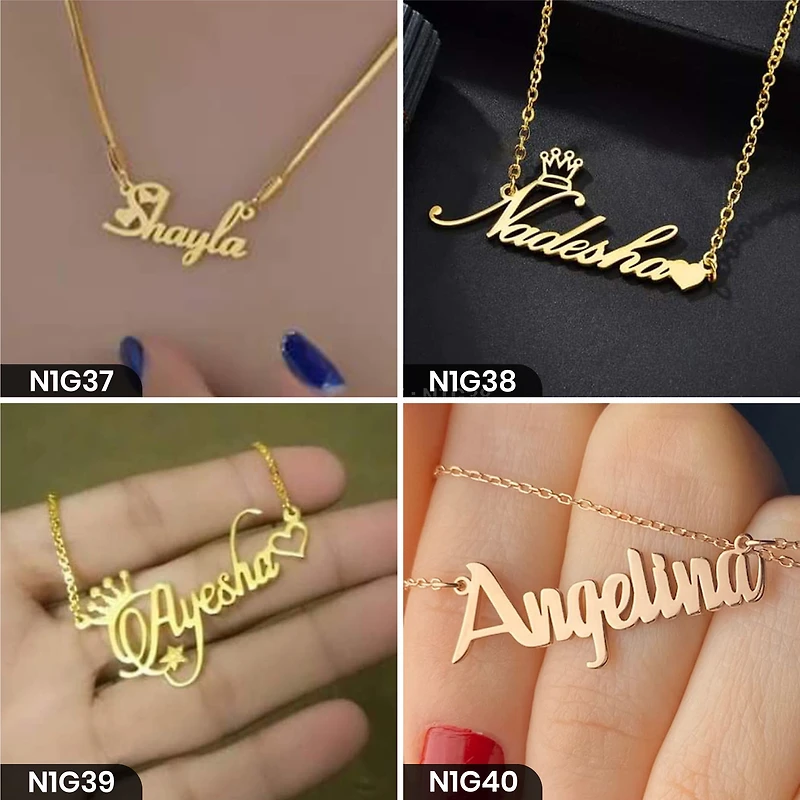 Personalized Single Word Necklace