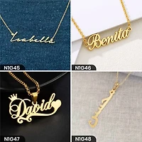 Personalized Single Word Necklace