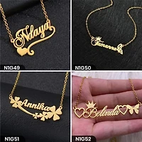 Personalized Single Word Necklace