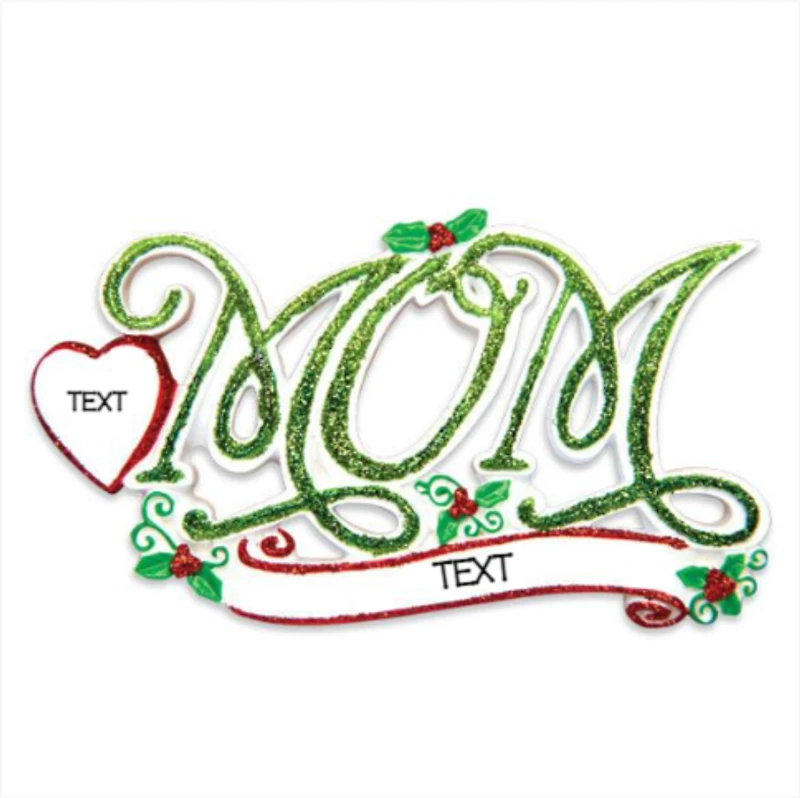 #1 Mom Ornament