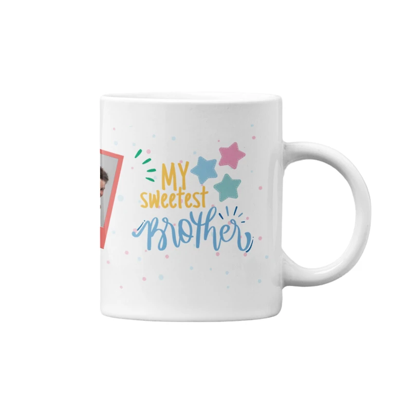 Custom Mug - My Sweetest Brother Personalized Mug