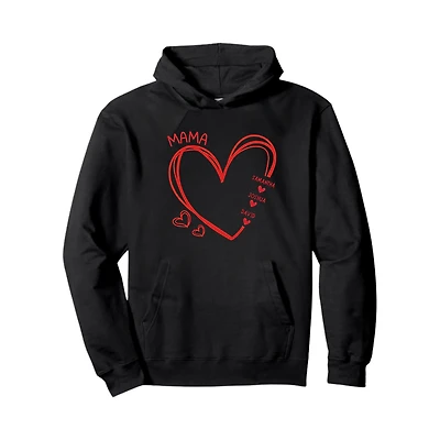 Mama's Heart Personalized Hoodie