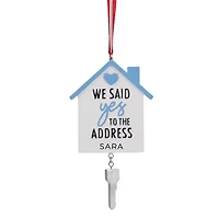 We Said Yes to the Address House w/Dangling Ornament