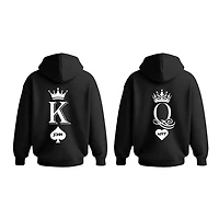 King and Queen Couple Hoodie