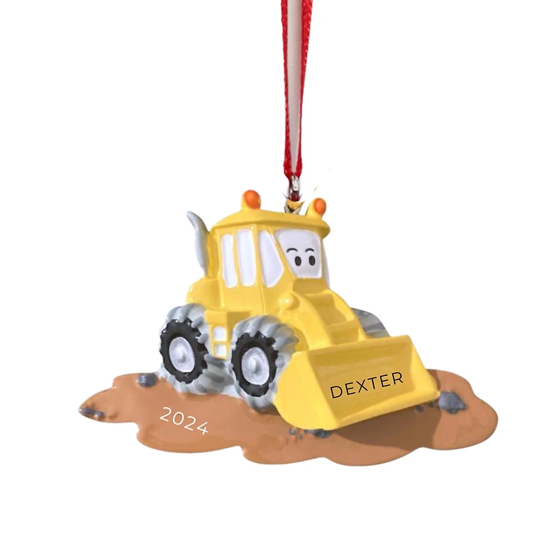 Bulldozer Ornament