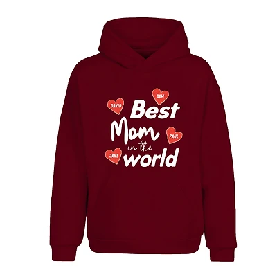 Best Mom the World Personalized Hoodie