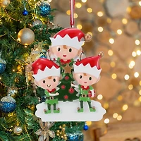 Elves Family of Ornament