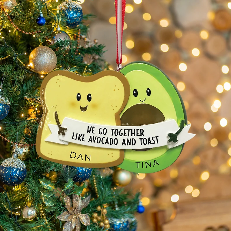Avocado & Toast - Couple Ornament
