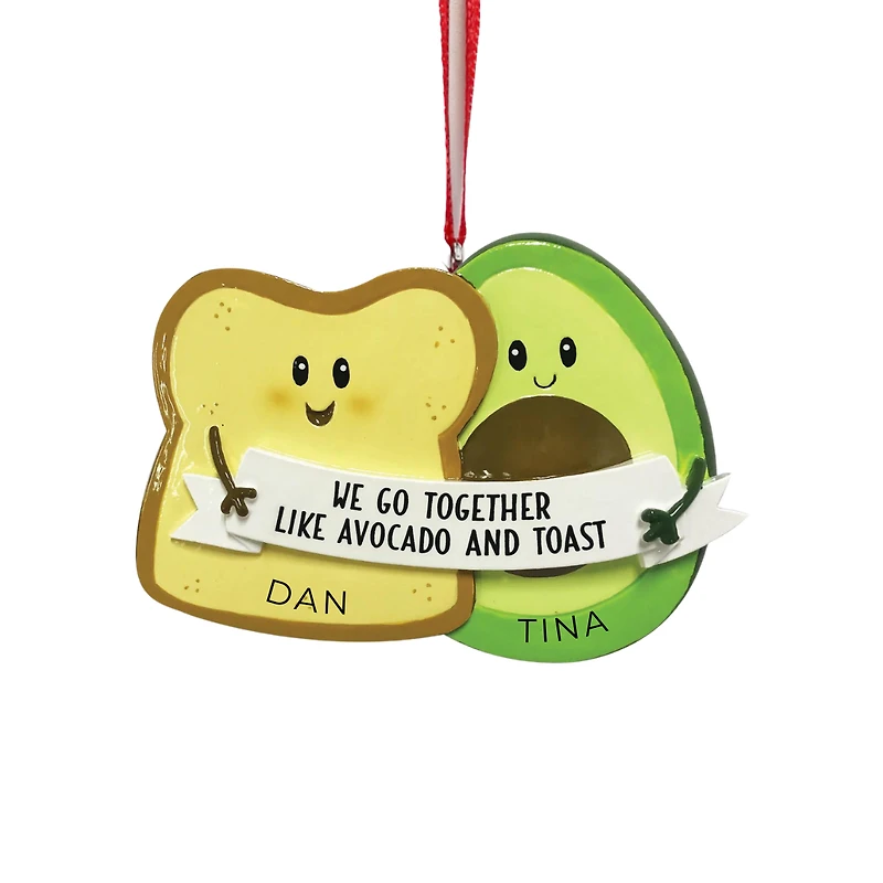 Avocado & Toast - Couple Ornament
