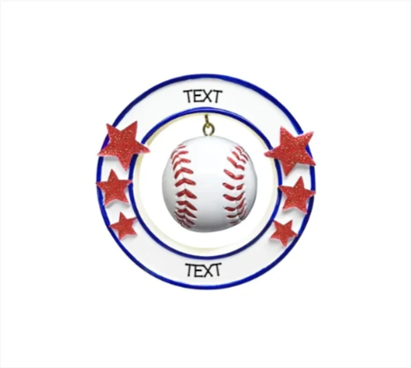 Baseball - 3D Ornament