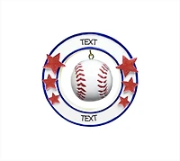 Baseball - 3D Ornament