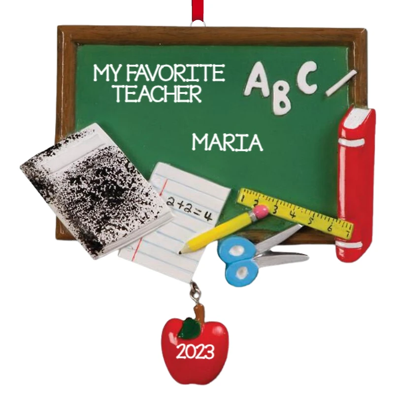 Blackboard Teacher Ornament