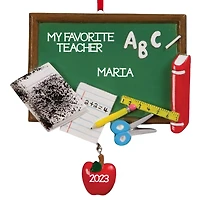 Blackboard Teacher Ornament
