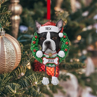 Boston Terrier Dog Ornament