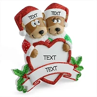 Brown Bear Family Couple Table Topper