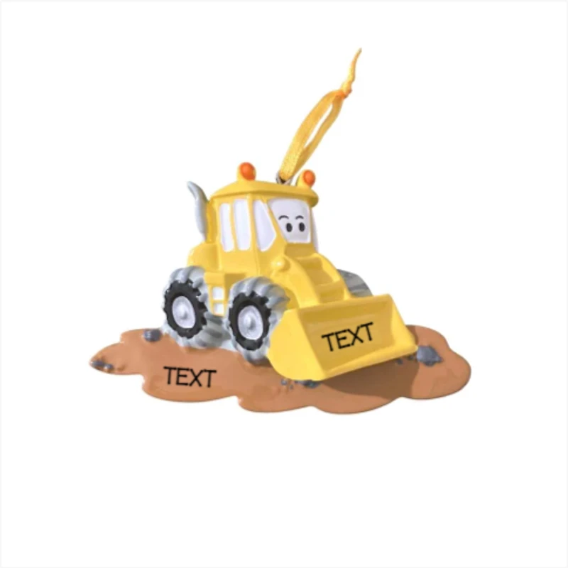 Bulldozer Ornament