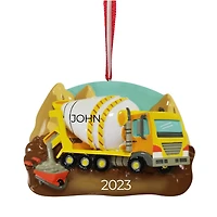Cement Truck Ornament