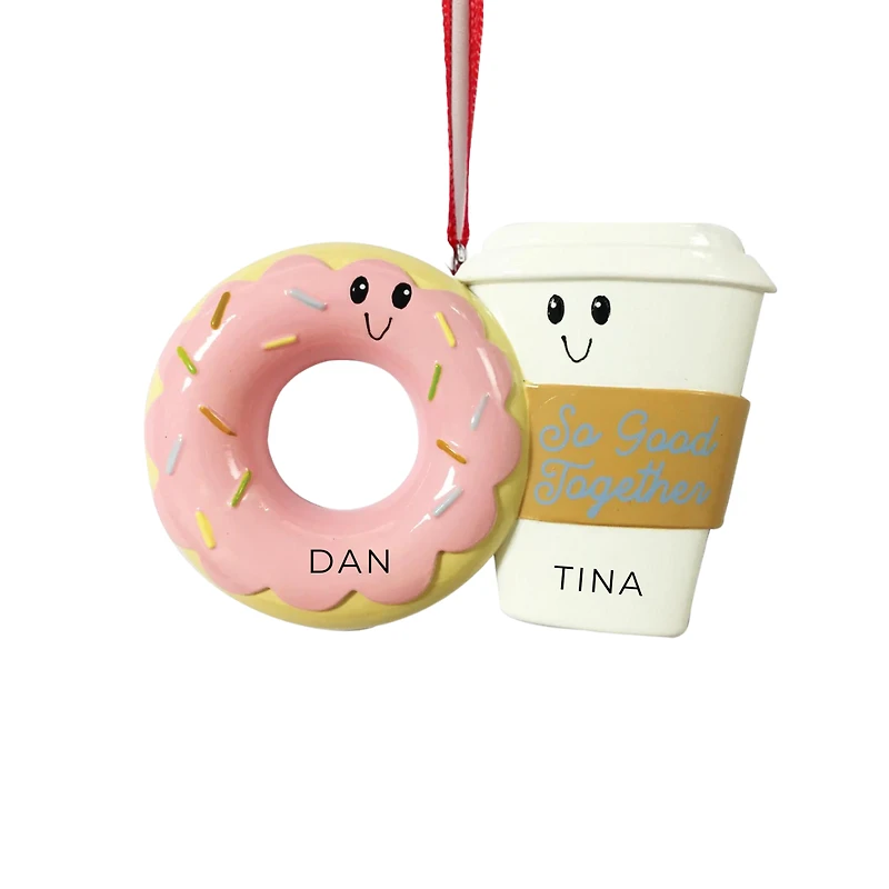 Coffee & Donut Ornament