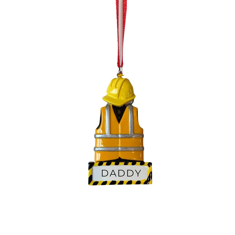 Construction Vest Ornament