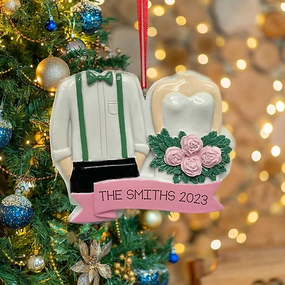 Bride and Groom Ornament