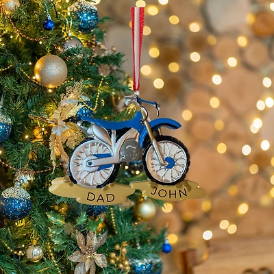 Dirt Bike Ornament