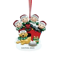 Doghouse Family of Ornament