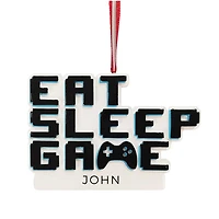 Eat, Sleep, Game Ornament