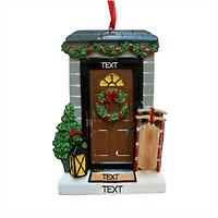 Elegant Brown Door Ornament