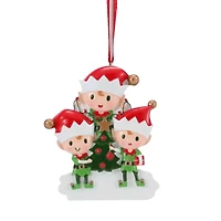 Elves Family of Ornament