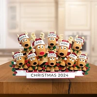 Reindeer Family of 10- Table Topper Stand Decoration