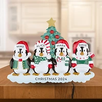 Winter Family of 4 Table Topper