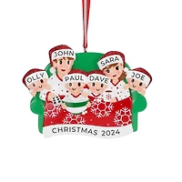 Family of 6 Movie Night Ornament