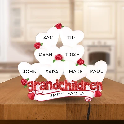 Grandchildren 8- Table Topper Stand Decoration