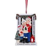 Farm House Family of Ornament