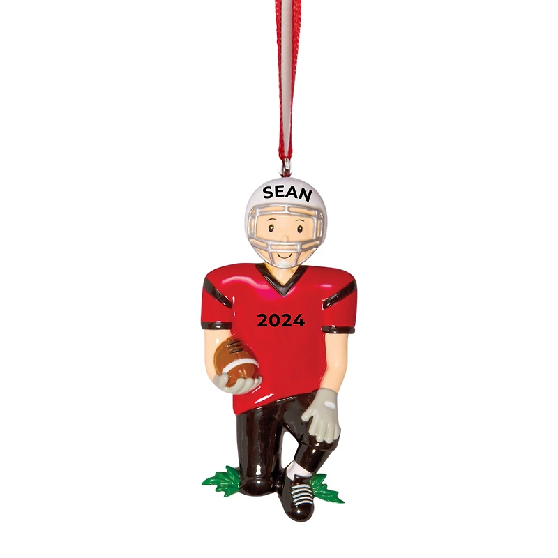 Football Player Ornament