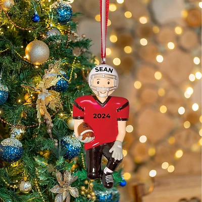 Football Player Ornament
