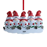 Gnome Family of Ornament