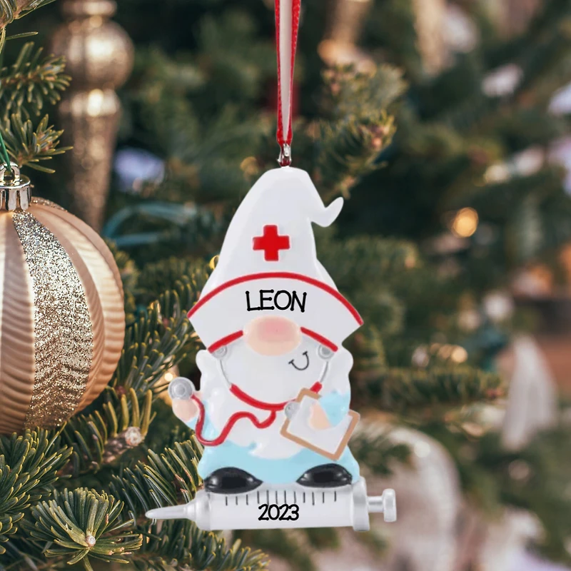 Gnome Nurse Ornament