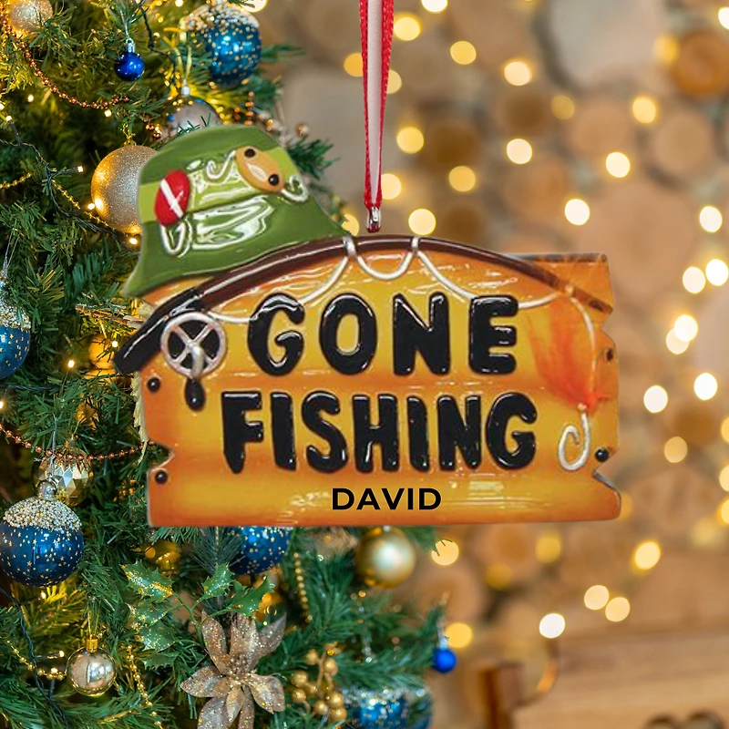 Gone Fishing Ornament