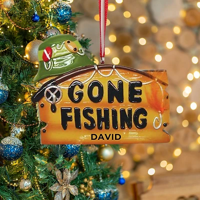 Gone Fishing Ornament